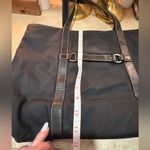 Kate Spade  Black Canvas Tote with Leather Trim Photo 13