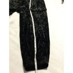 Jessica Simpson  BlackVelvetJogger Pants PlusSize 4X Crushed Velour Elastic Waist Photo 3