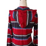 Esprit Y2K  long maxi hoodie in multi-color with button front Photo 9