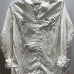 Ariat Arait women’s White shirt blue embroidered western trend blouse size XL Photo 6