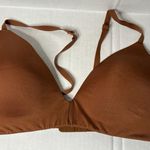 SKIMS  Fits Everybody Wireless T-Shirt Demi Bra 34D Red Brown Lightly Lined Photo 0