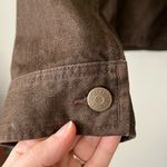 Ralph Lauren Lauren Ralph Jeans Co Brown Corduroy Collar Denim Jean Jacket Womens Size L Photo 8