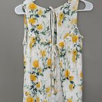 FAT FACE White Yellow Esther Painted Meadow Tie Back Cami Top US 6 Photo 2