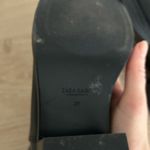 ZARA Black Leather Cut Out Booties Size 39 (9) Photo 5