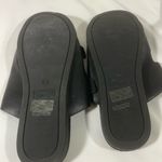 Bamboo  Double Strap Sandals Womens Faux Leather Buckle Black 8.5 PREOWNED Photo 4