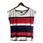 Tommy Hilfiger Cotton Oversized Stripe Short Sleeve T-shirt Dress Photo 48