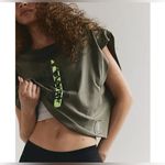 Free People NWT FP Movement Inspire Logo Tank - sage stone combo buti - Large Photo 4