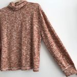 Universal Threads New Turtleneck Sweater Soft Knit Pullover Marled Brown Photo 5