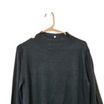 Molly Bracken Navy Blue Casual Long Sleeve Pullover Mock Neck Sweater Large Photo 3