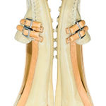 Tahari  Sonya NWOT Tan Beige Patent Leather Flats Loafers Size 8.5 Photo 0