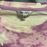 Wildfox Lounge Set Tie Dye Stars in Purple & White Sz S NWT Sweatshirt & Shorts Photo 5