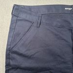 Old Navy  Pants Women 18 Navy Blue Skinny Stretch Adjustable Waist Flat Front NWT Photo 3