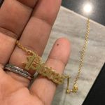 Gold Pisces Zodiac Sign Necklace... Photo 1