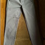 Ecru  Purple With Black Stripe On Side straight Leg Mid Waist With Pockets SZ L Photo 0