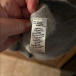 Kenar  Striped Blue Gray Angora rabbit Hair Sweater Soft 3/4 sleeve XS Photo 3