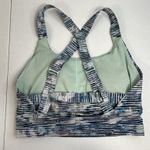 Lululemon 6 Sports Bra Pure Practice Blurry Belle Sea Mist Luxtreme Med Support Photo 5