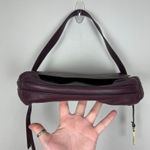 Fossil  Maya‎ Shoulder Bag Burgandy Leather Flap Exterior Pockets Solid Casual Photo 6
