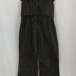 Cupcakes and Cashmere Jaiden Striped Jumpsuit Black Size 6 Photo 3