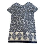 Lulus ‎ Taj Mahal Tour Blue Paisley Open Back Shift Dress SMALL Photo 5
