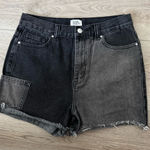 Simple Society  Women's Black Denim Shorts Photo 0