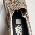 Vans Glen Plaid Slip On Sneakers Embroidered Flowers Sz 7 Skate Boho Floral Photo 1