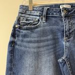 Vigoss  Women's‎ Mid Rise Medium Wash Blue Denim Cotton Blend Crop Jeans Size 6 # Photo 4
