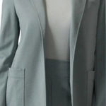 Athleta Eastbound Blazer Minimalist Gray Sage Green Size 16 Photo 0