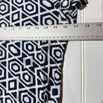 Mott 50 Women's M Navy Geometric Bamboo T Photo 1