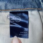Pilcro  The Vintage Straight Jeans Size 29 Light‎ Wash Distressed Raw Hem Photo 4