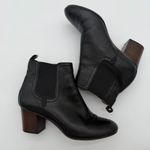 Frye  Stella Black Leather Chelsea Casual Boots Block Heel Slip On 8 Photo 0