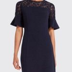 Draper James  Solid Flutter Navy Dress Photo 0