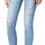 Vanilla Star Jeans Vanilla Star Mid-rise Ripped Embellished beaded Skinny Jeans size 5 Photo 3