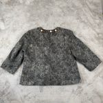 Chico's  Embellished‎ Jacket Beaded Neckline 3/4 Sleeve Party Occasion Size 3 Photo 3