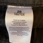 Ralph Lauren Polo  Size 28 Tompkins Skinny Lace up Coated Black‎ Jeans Photo 5