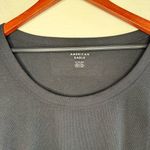 American Eagle AE Long-Sleeve Scoop-Neck Bodysuit Black Size XL Photo 2