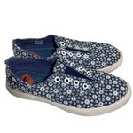 Rocket Dog ‎ Blue and White Oxnard Deb Eyelet Slip Ons Fashion Sneakers Size 10 Photo 1