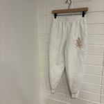 Stella McCartney  bunny graphic print tapered track pants in white Photo 1