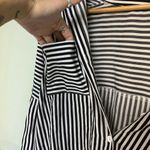 SheIn Striped Roll Up Sleeve Shirt Dress Photo 2