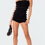 Edikted black ruffle romper Photo 0