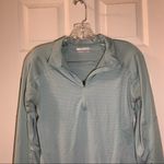 Columbia Turquoise Blue 1/4 Zip Pullover size Small Photo 3