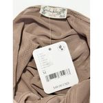 Free People  Cocoa Corset Bodysuit Size M Sleeveless Hook and Eye Thong Teddy‎ Photo 2