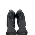 French Connection Size 8.5 Shoes Womens Black Studded Pointed-Toe High Heels Photo 4