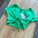 Wild Fable by target tie front cropped tee Photo 1