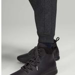 Lululemon  Scuba High-Rise Jogger Black Glitter Cotton Fleece Sweatpants Size 0 Photo 4