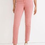 Madewell The Perfect Vintage Jean Botanical Dye Tapered Legs Sunset Pink Size 26 Photo 8