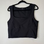 Abercrombie & Fitch Abercrombie YPB Black Squareneck Sports Bra Top Photo 3