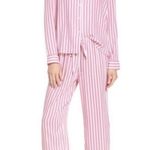 Rails  Pink/Red and White Striped Long Sleeve Pajama / Lounge Set in size  XSmall Photo 0