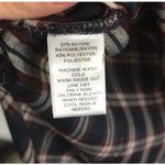 Loft Checkered Soften Blue/Red Career Plaid Colored Button Down Shirt, Size S Photo 7