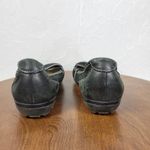 Natural Soul Women's Plantain Flats 9.5 Black Suede Leather Laser Cut Slip On Photo 3