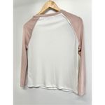 Poof! Poof New York Sweater Womens Long Sleeve White Ponk Crewneck Size Large NWT Photo 6